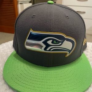 Seattle Seahawks New Era Fitted Hat 7 5/8